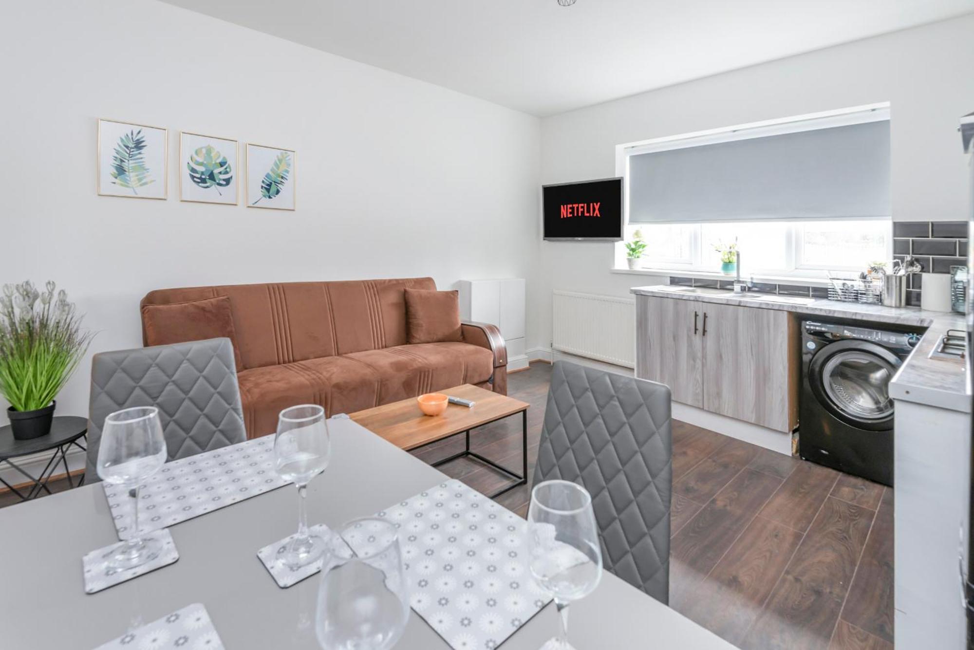 Modern Family Home W/Wi-Fi, Netflix, Self Check-In Londra Dış mekan fotoğraf